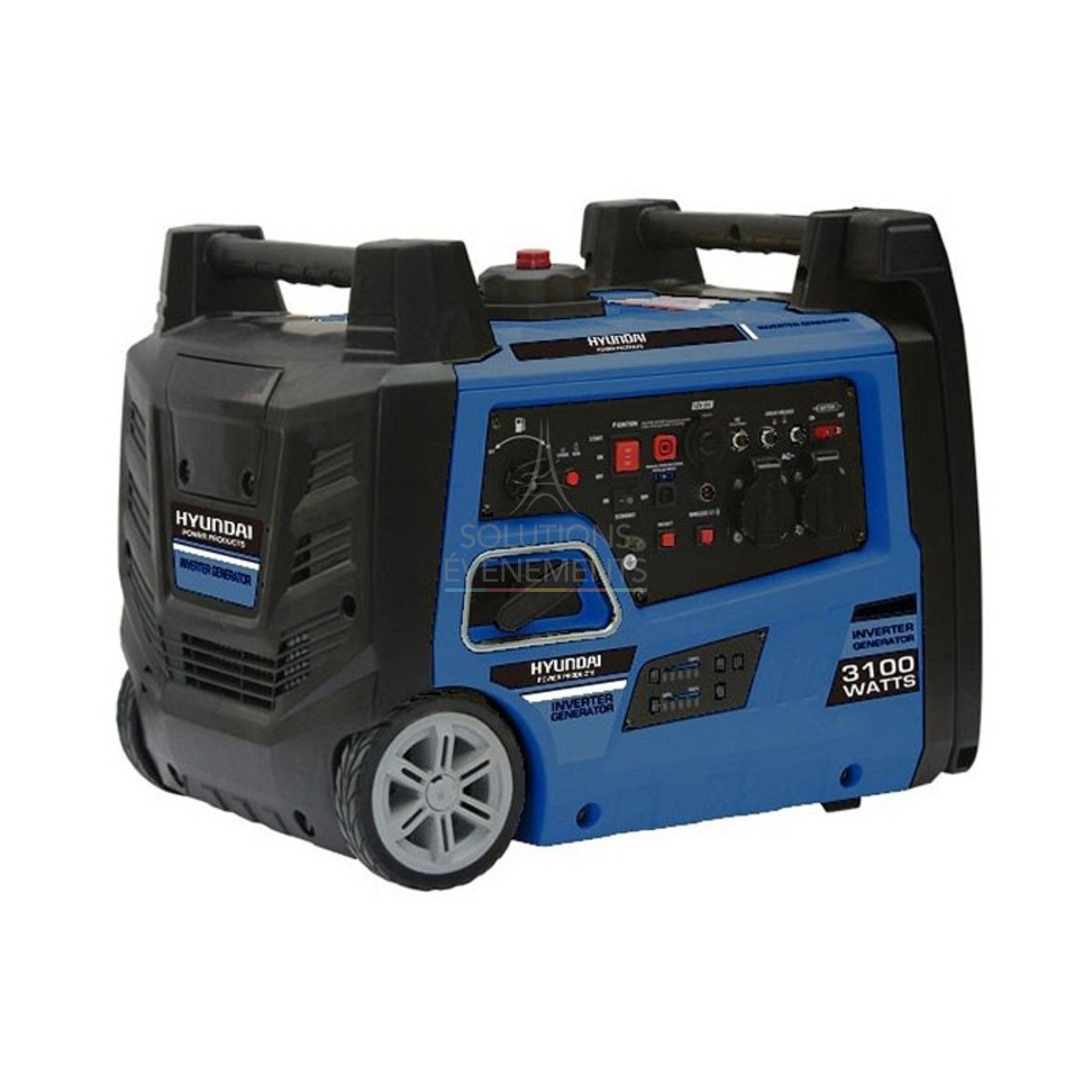 Rental of small format and high power generators