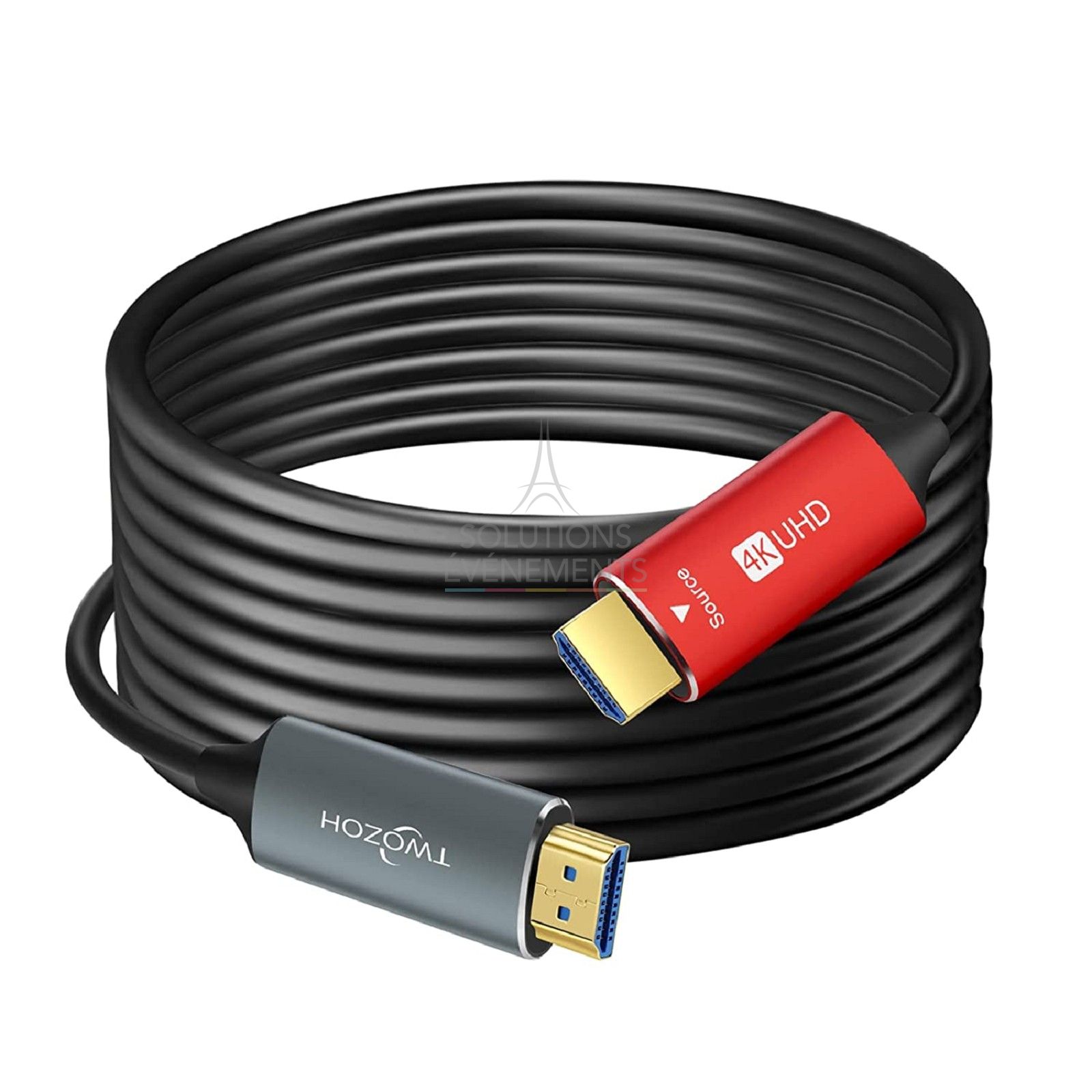 Rental of 30m HDMI cable in optical fiber compatible 4K/3D