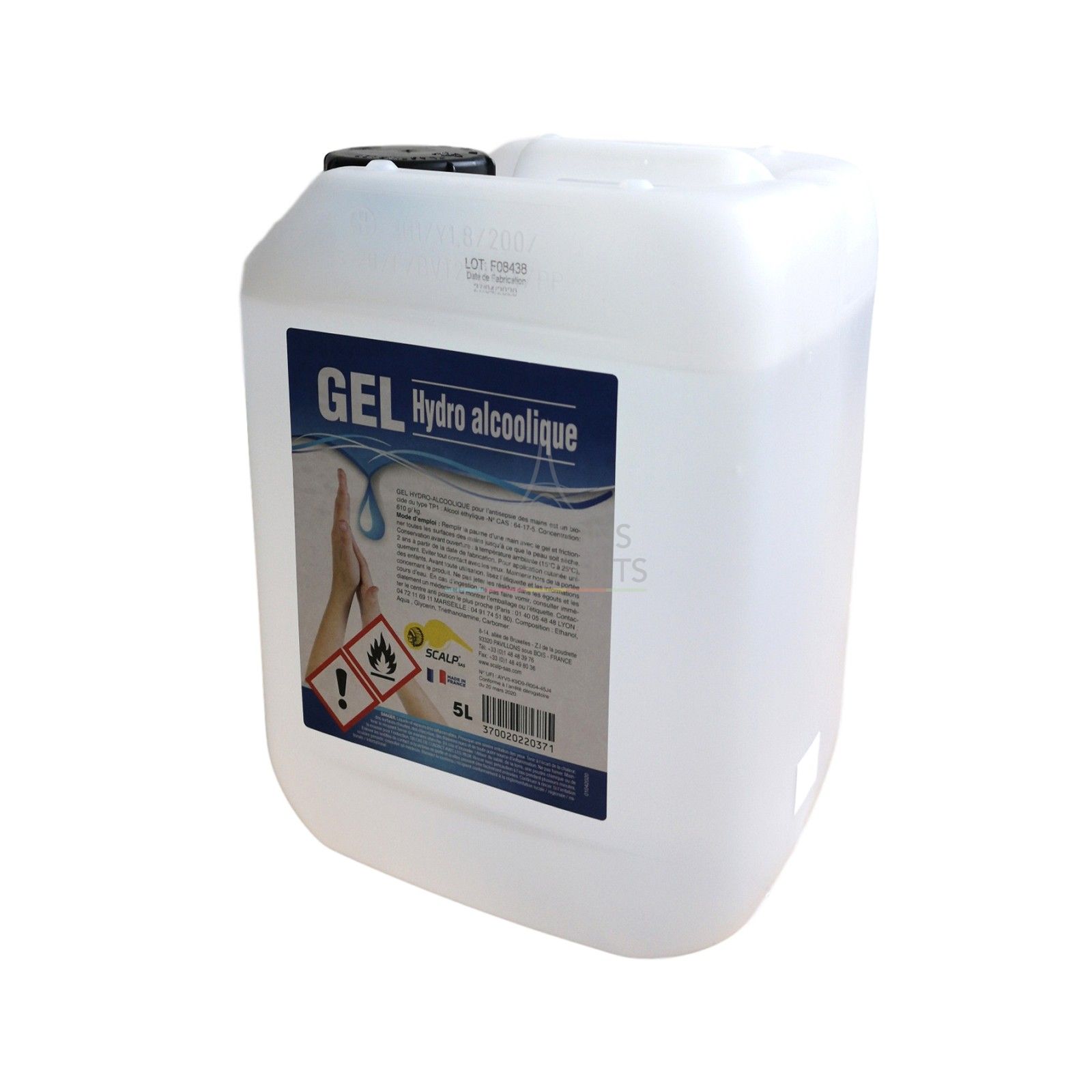 Sale of hydroalcoholic gel