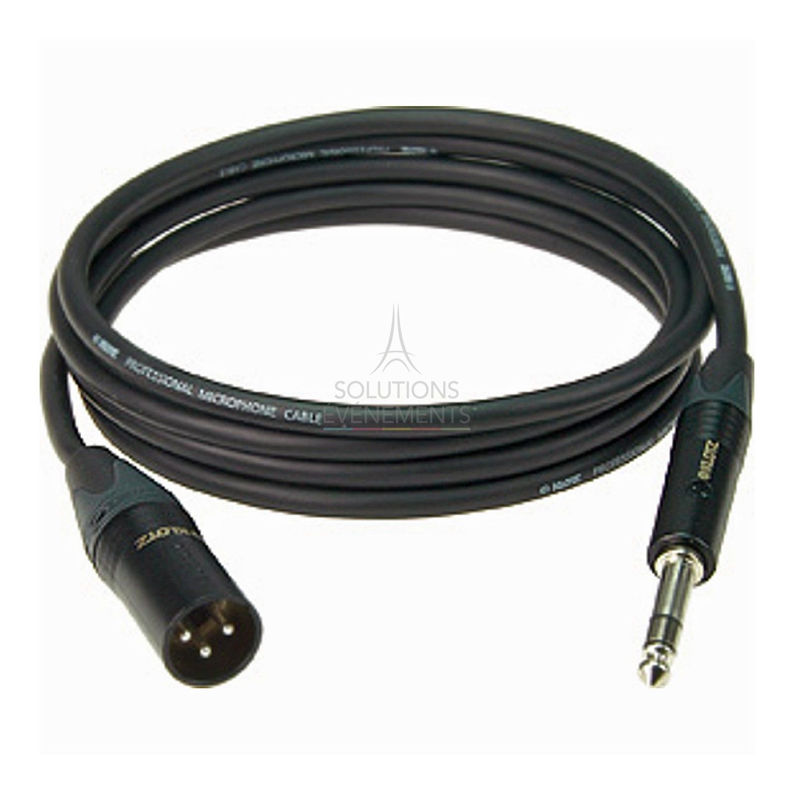 Rental cable JACK 6.35mm M/ Xlr M