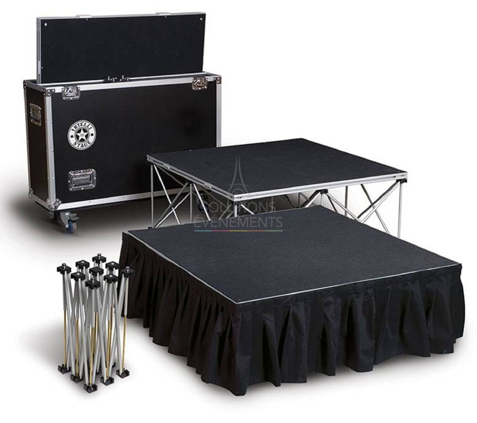 Rental of 6m² stage stage