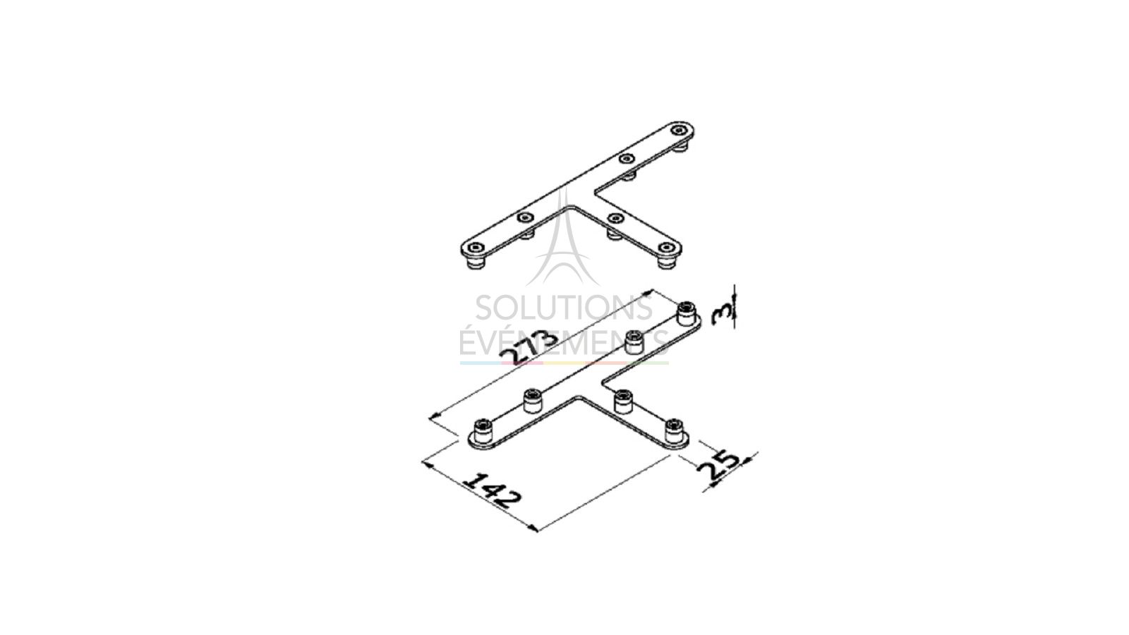 Location de connecteur pour stand modulaire