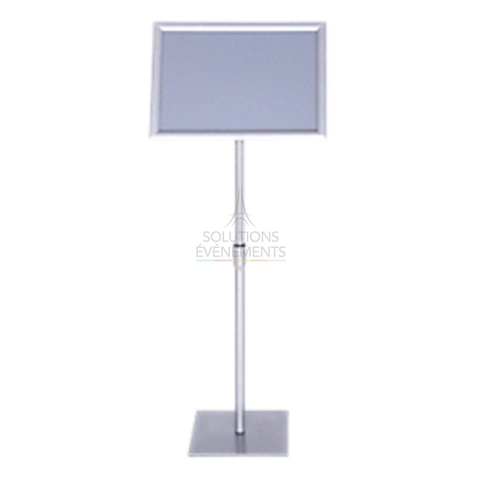 Rental of silver standing display A3 display format