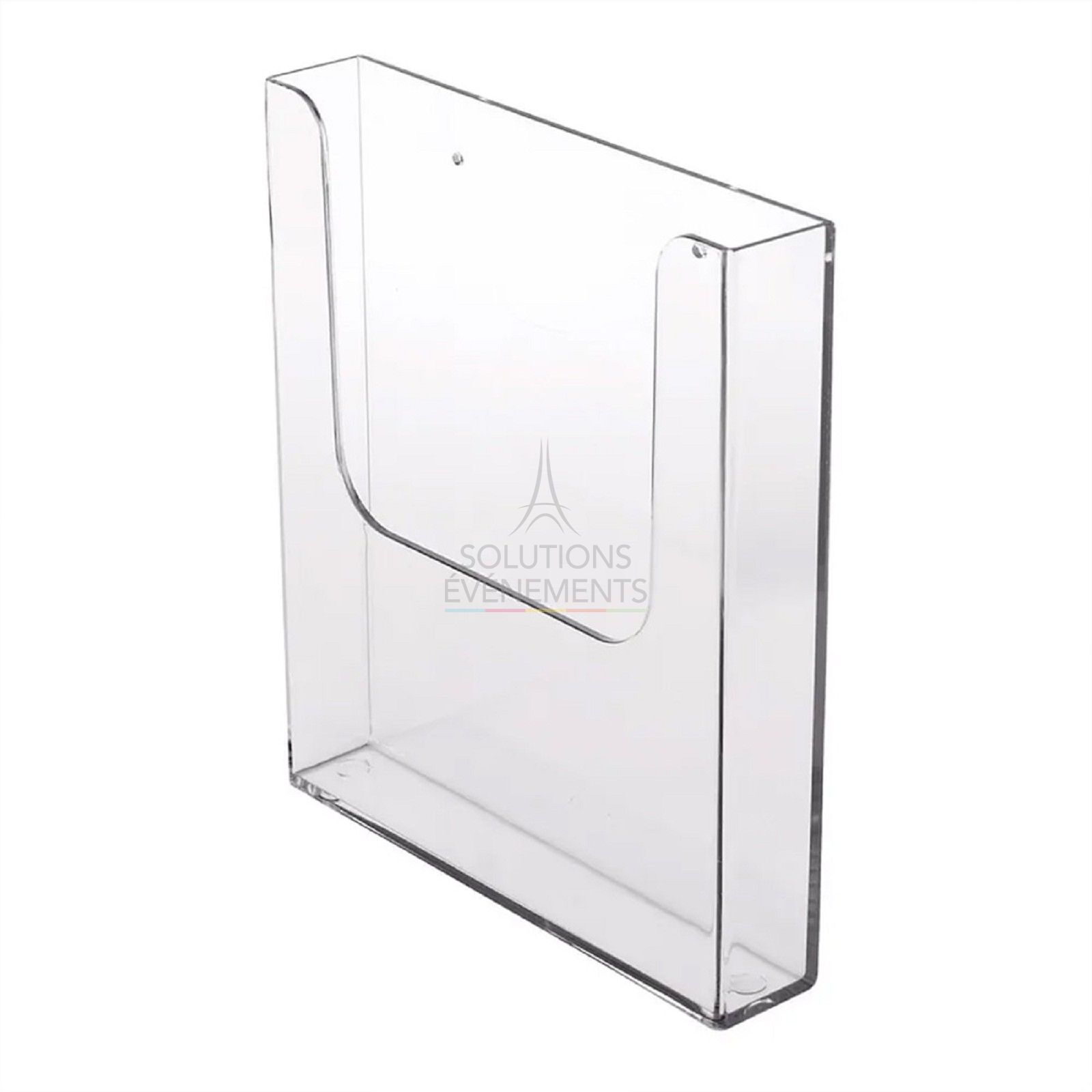 A4 wall-mounted brochure holder rental - 1 compartment