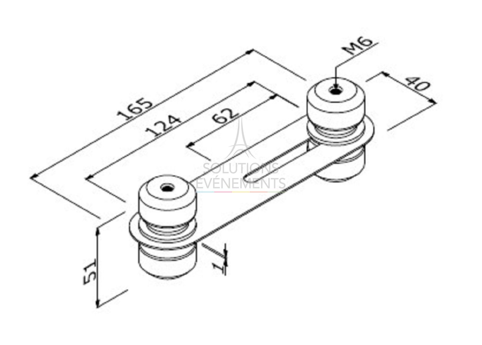 Modular stand connector rental