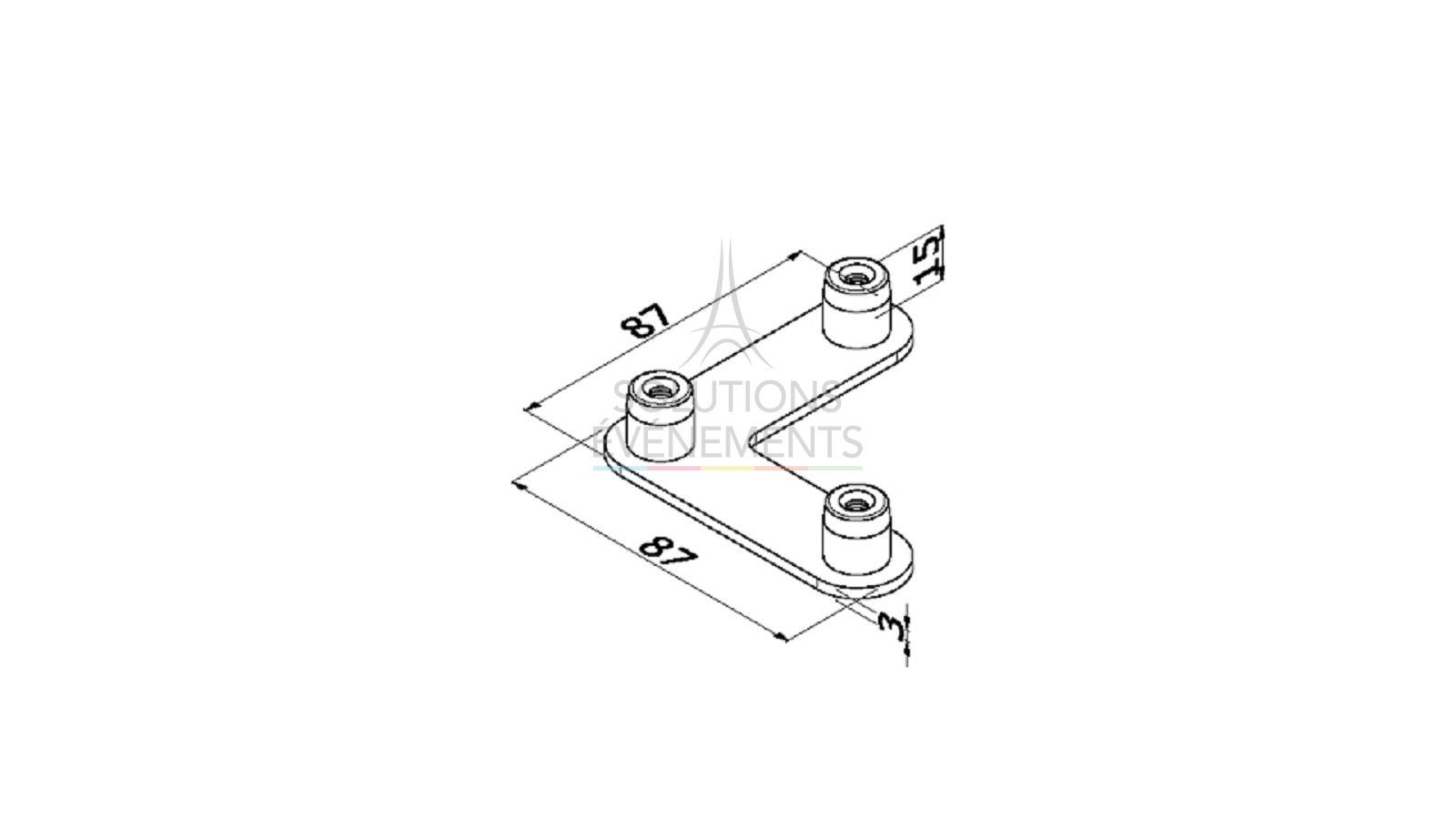 Modular stand connector rental