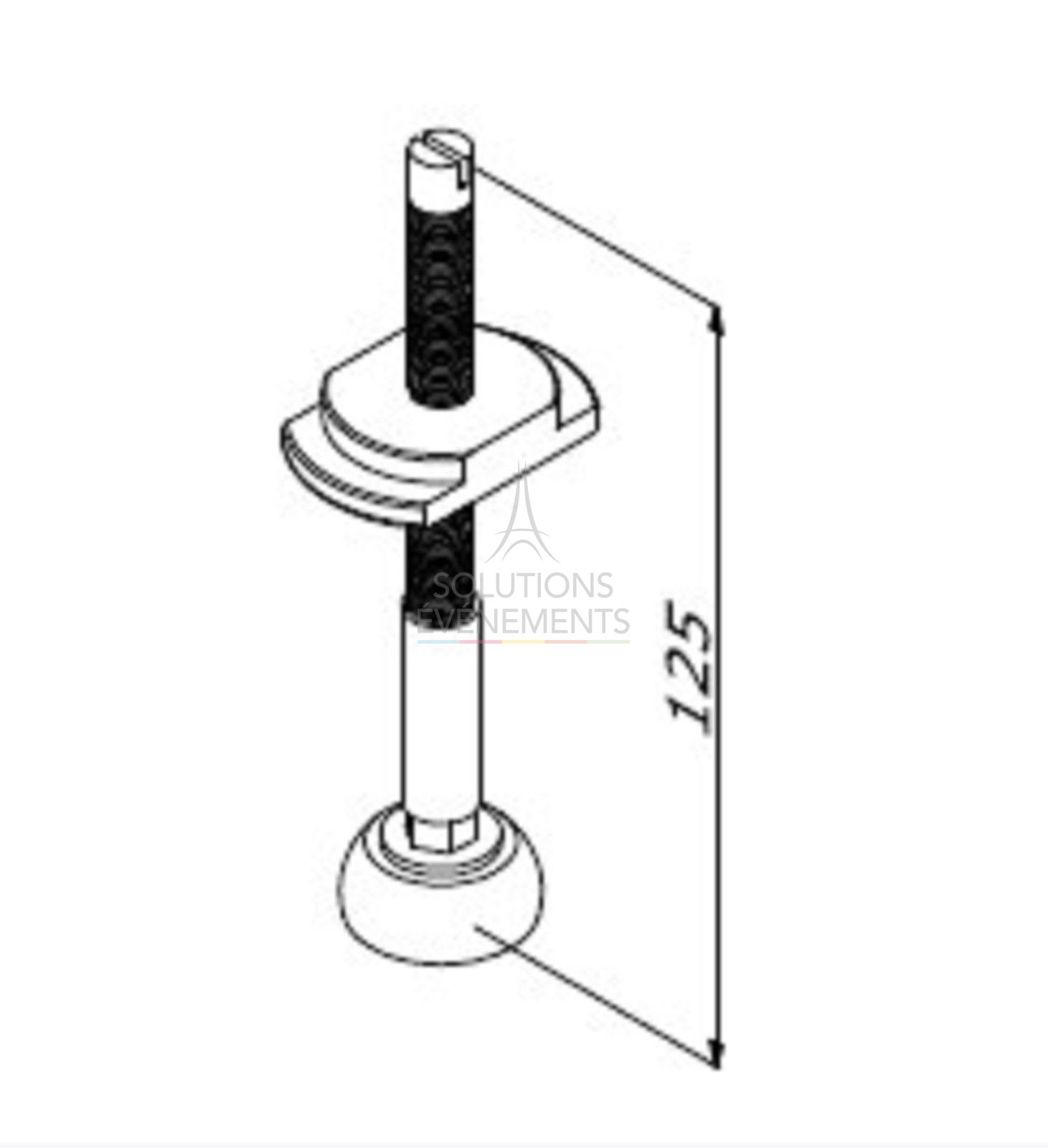 Modular stand connector rental