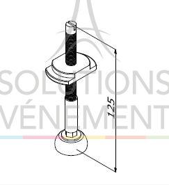 Modular stand connector rental