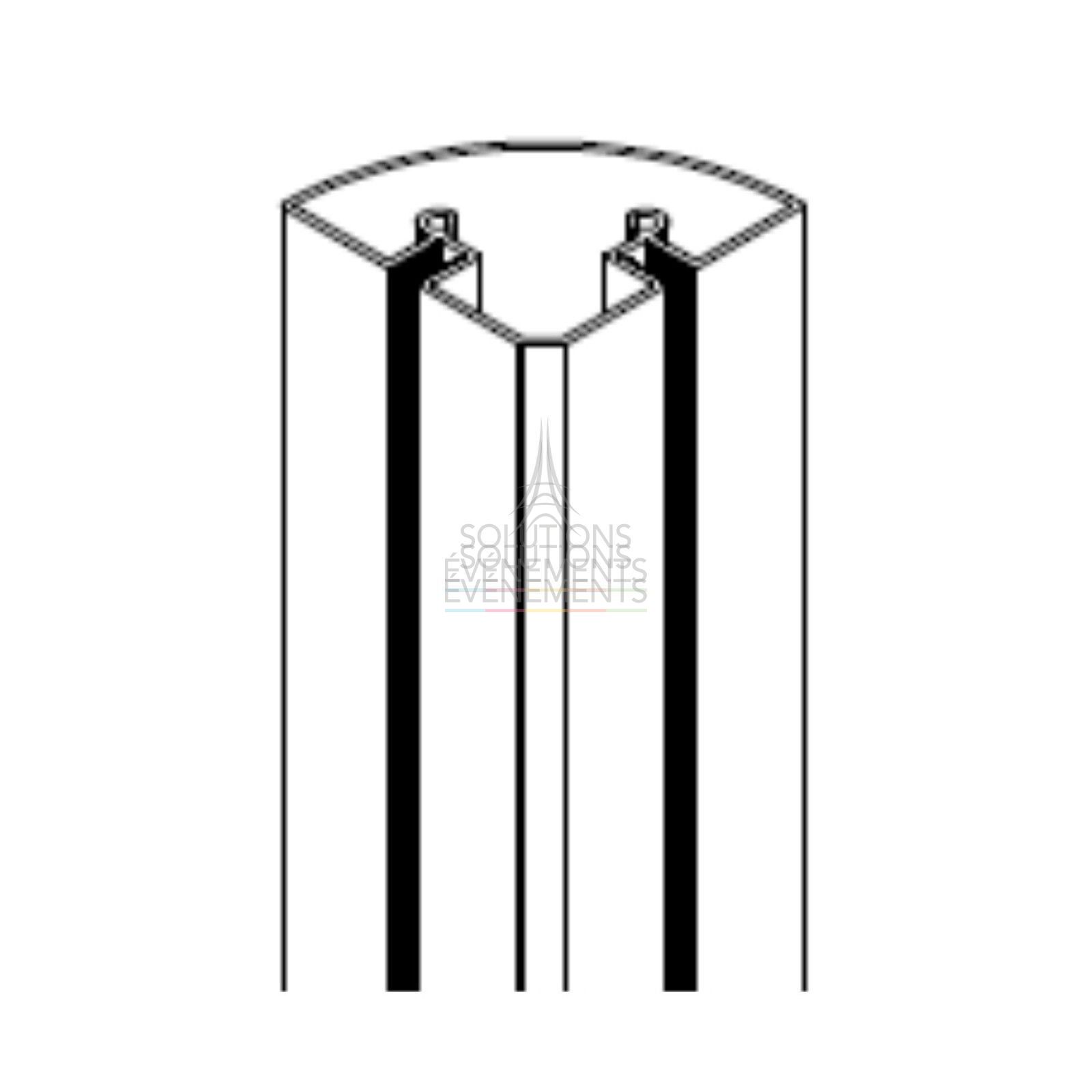 Rental of corner connector for modular stand