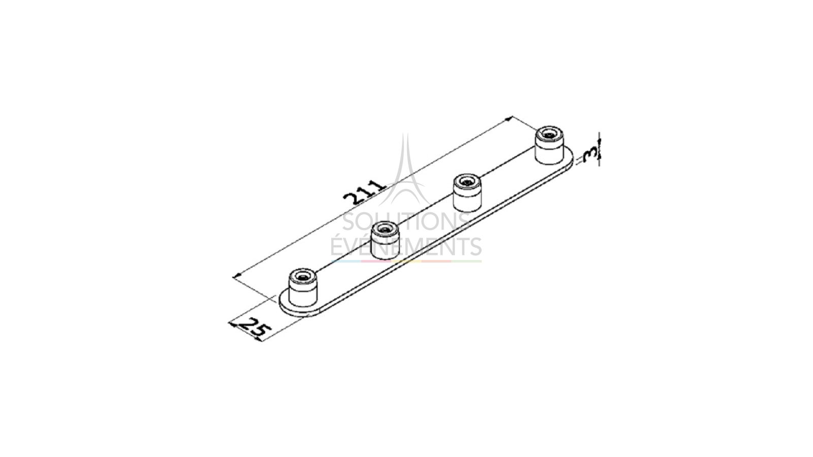 Modular stand connector rental