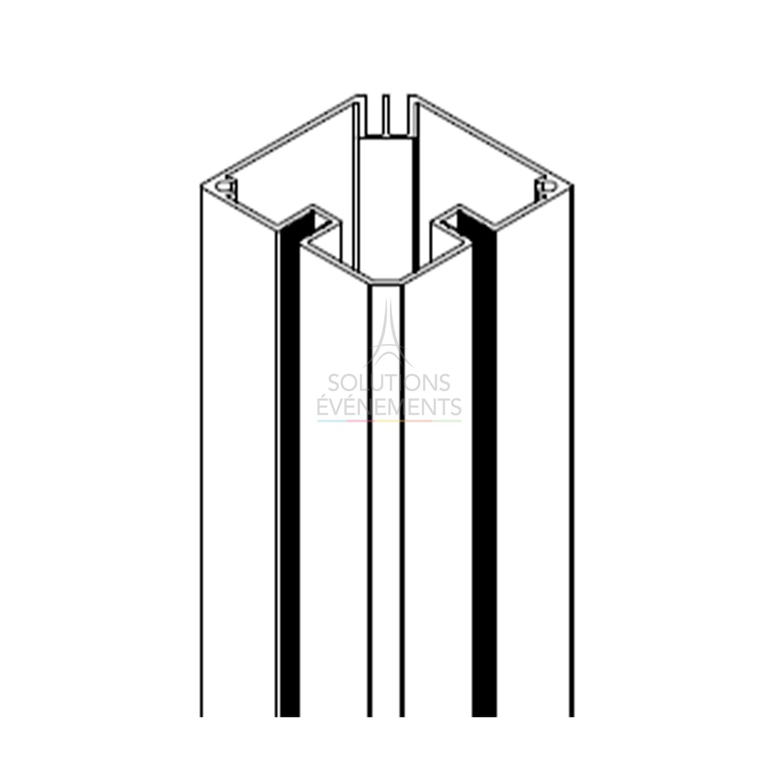 Rental of corner connector for modular stand