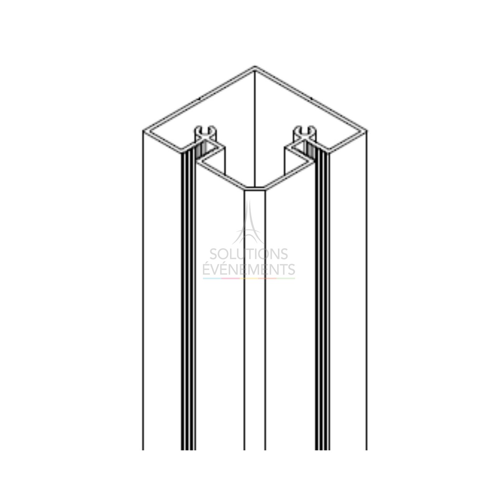 Rental of corner connector for modular stand