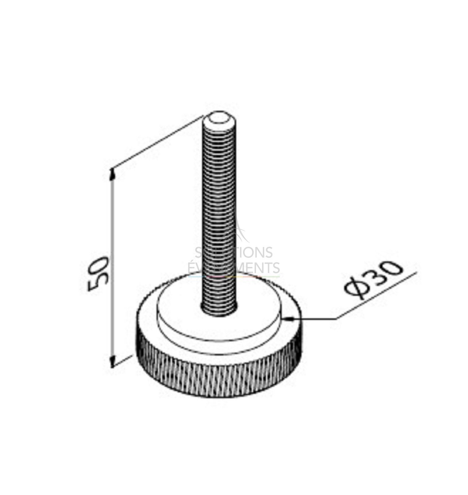 Rental of M6 screws for modular stand