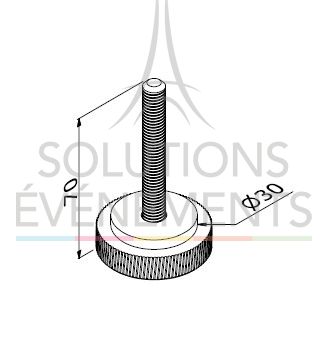 Rental of M6 screws for modular stand