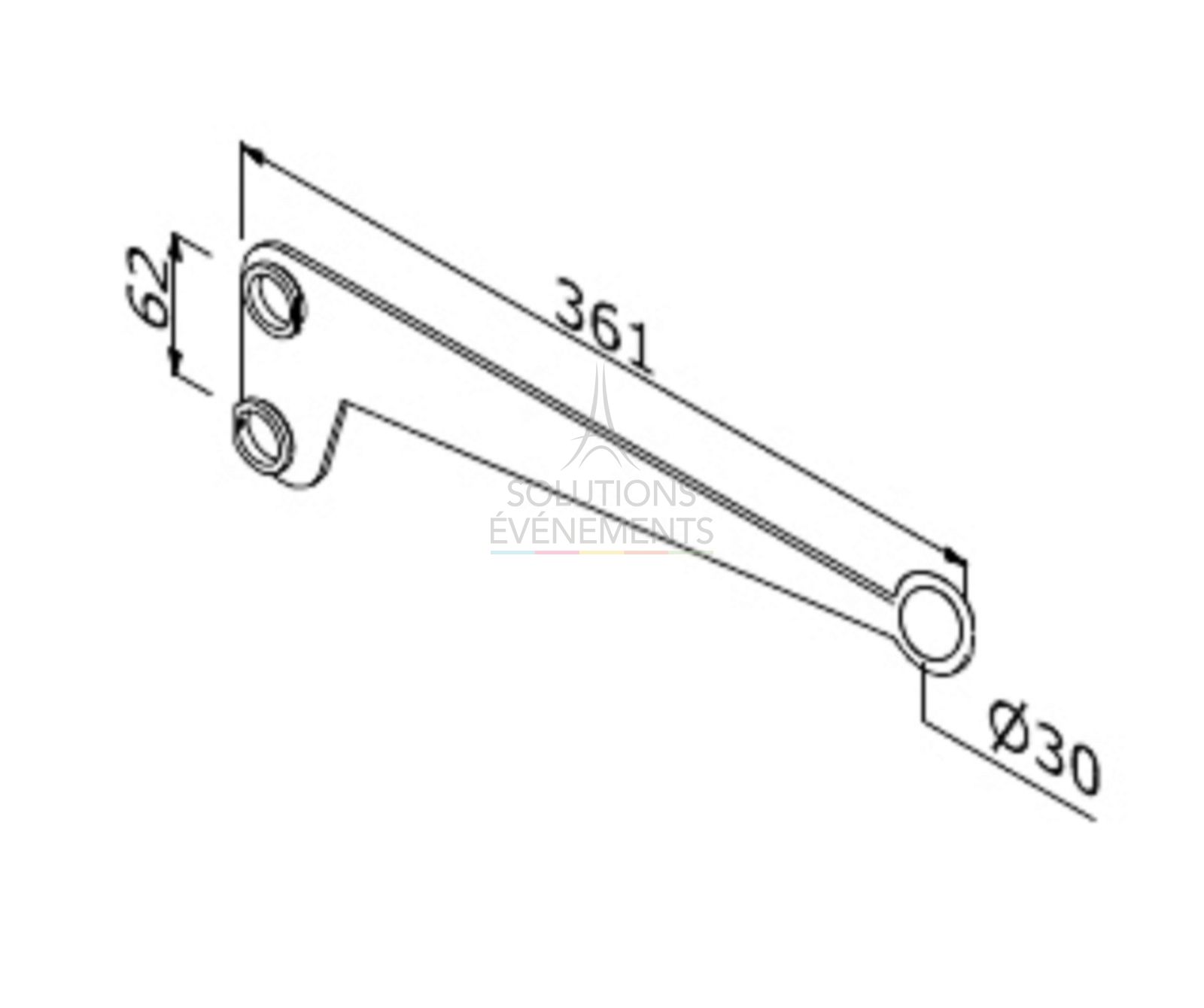 Rental support for modular structure hanger