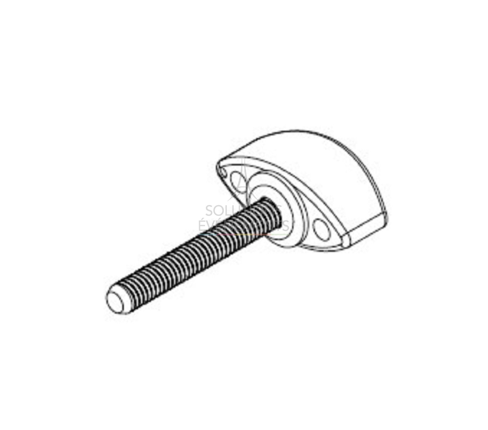 M6 screw rental with quick release for modular stand