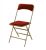 Red folding chair rental