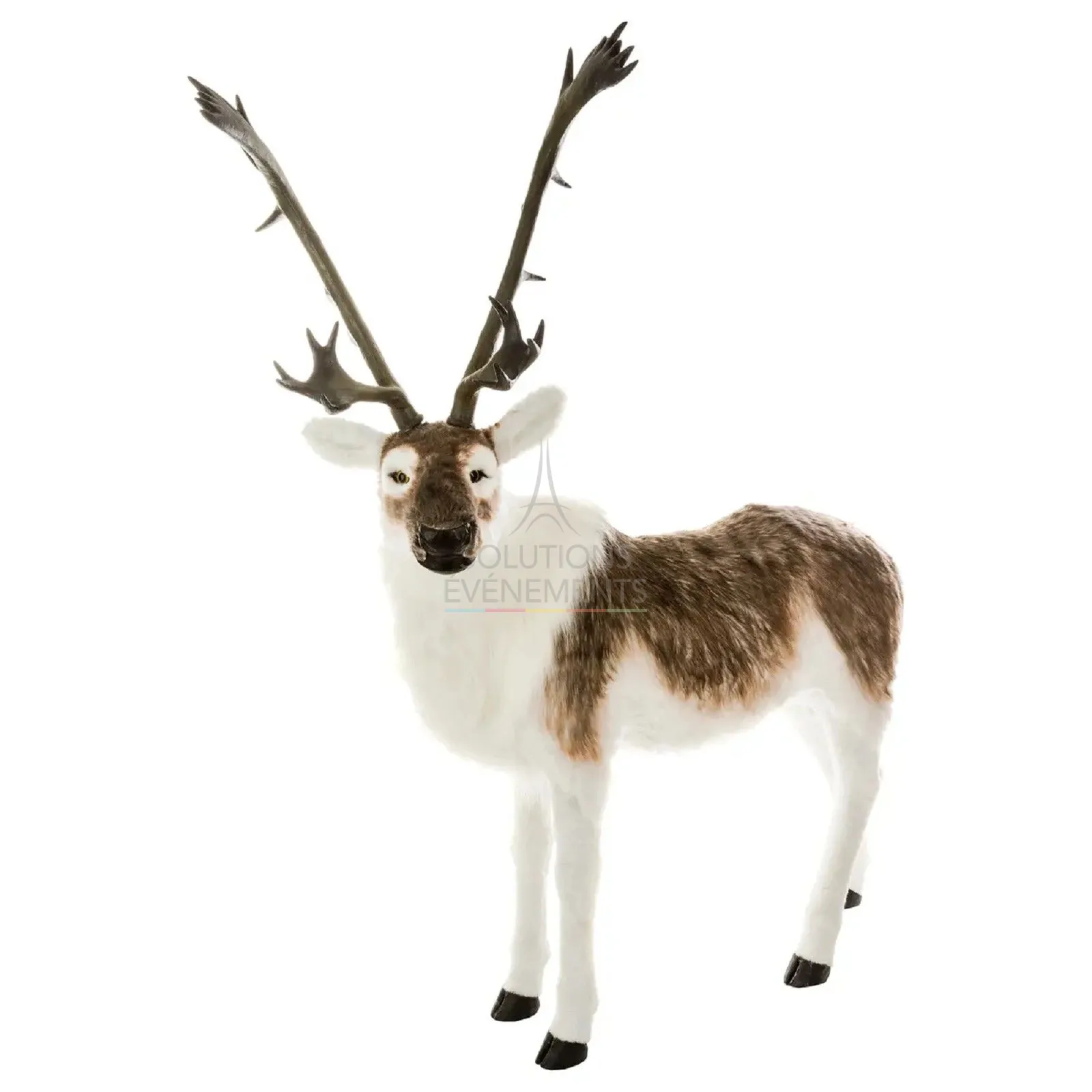 Rental of giant artificial caribou as decoration