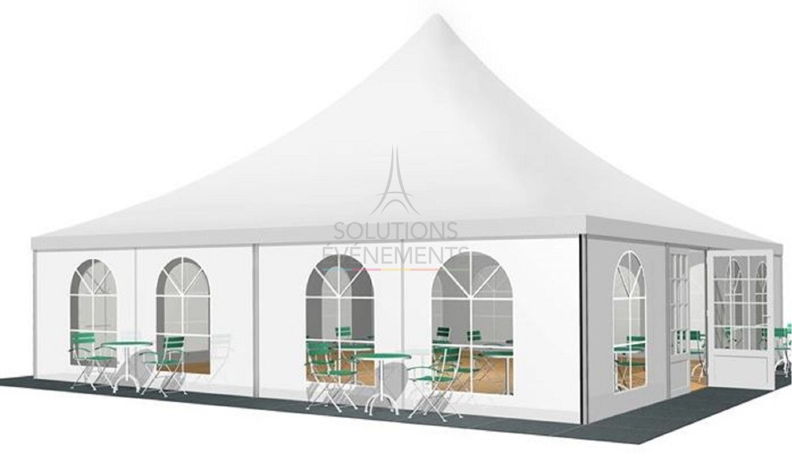 Rental of marquees, reception tents for events and exhibitions