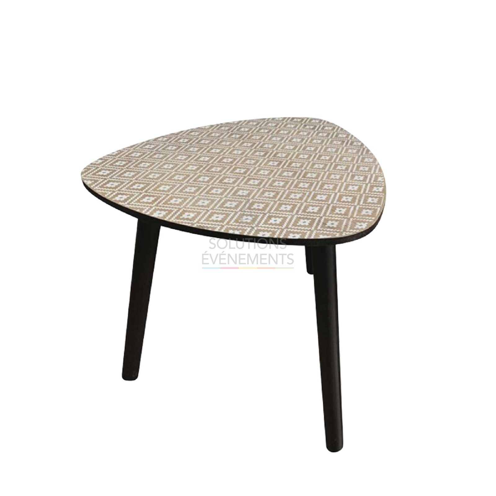 Scandinavian design coffee table rental