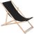 Rental of black Chilean deck chair