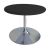 Rental of black coffee table diameter 70cm