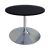 Rental of black coffee table diameter 60cm