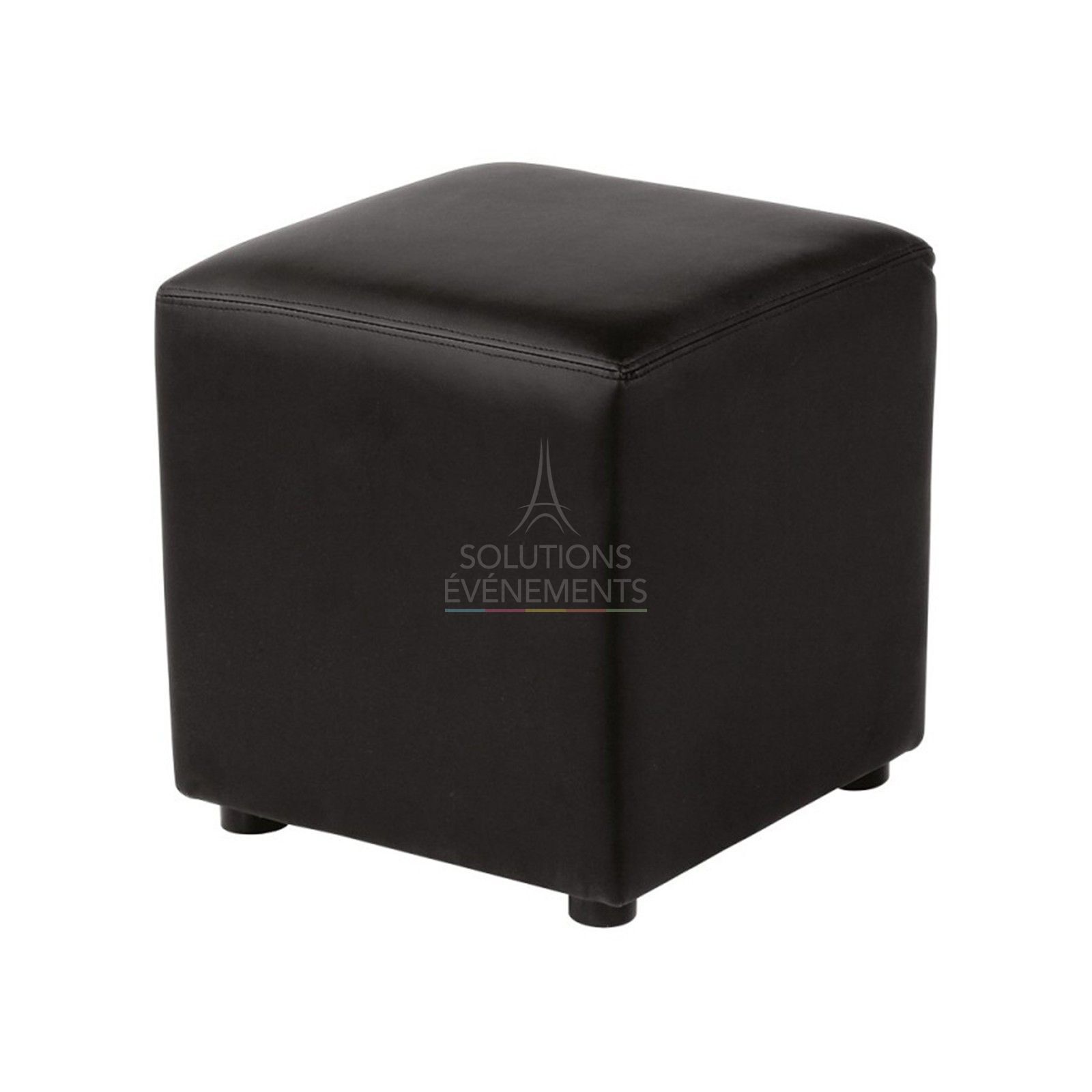 Location de pouf noir pour événement