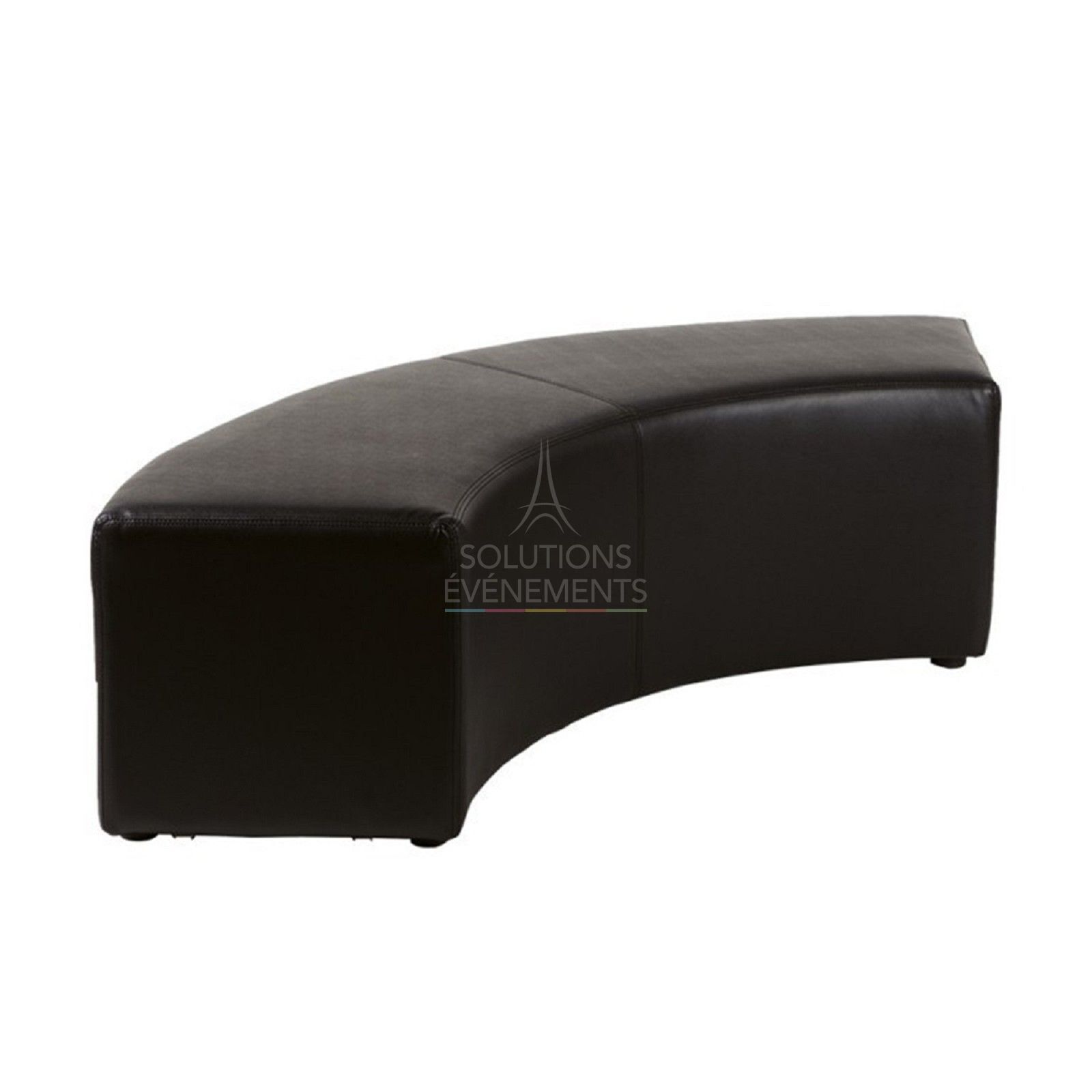 Faux leather bench rental