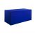 Rental of designer buffet with a blue cover