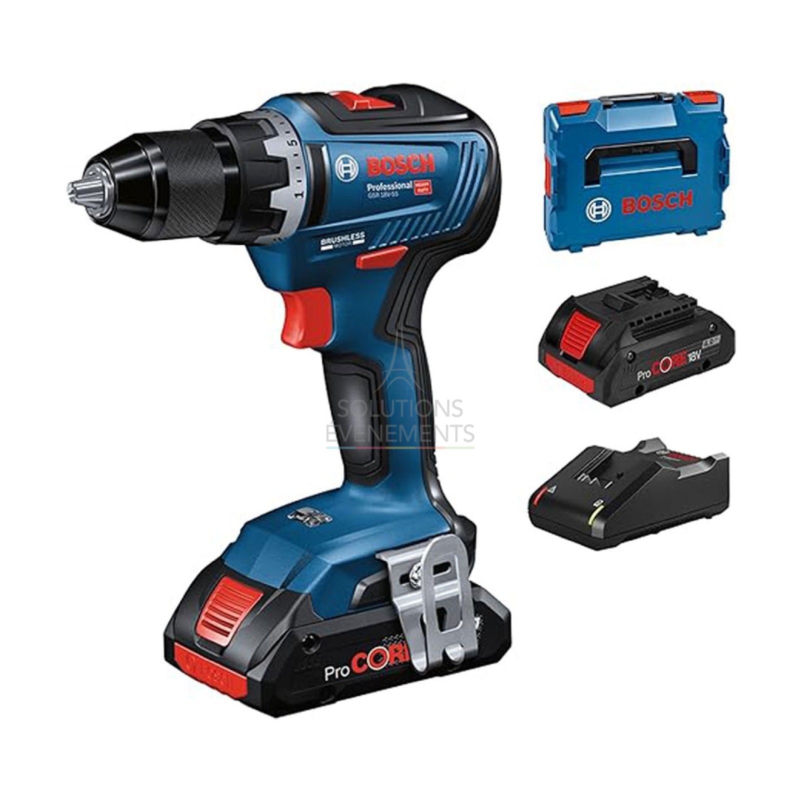 BOSCH professional cordless drill driver rental - GSR 18V-55