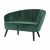 Corolle green velvet sofa