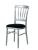 Gray Napoleon chair - black