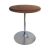 Rental of chocolate pedestal table, diameter 70cm