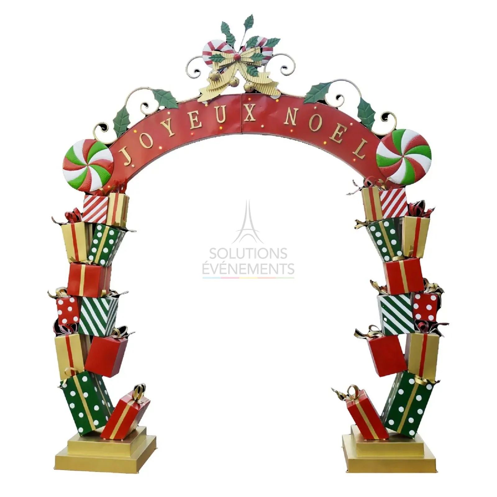 Decorative arch rental for Christmas