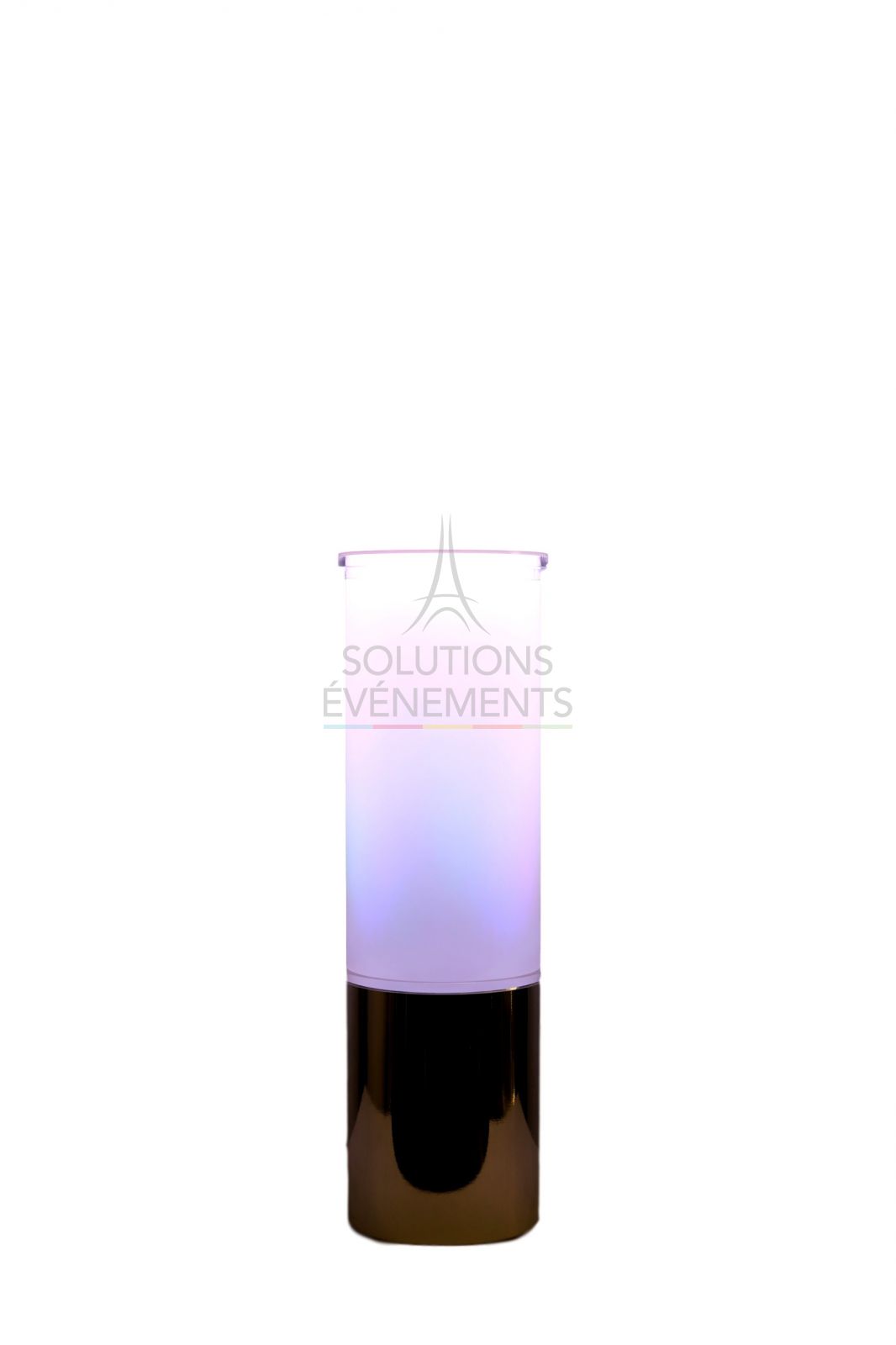 location colonne LED - tube lumineux sur batterie par 4