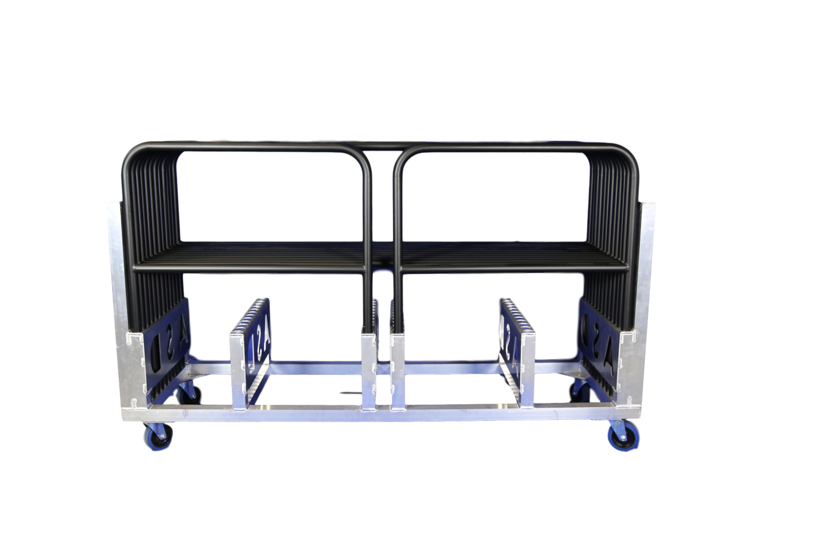 Rental of a complete kit with trolley. 24 linear meters of guardrail and handrail for ASD floor