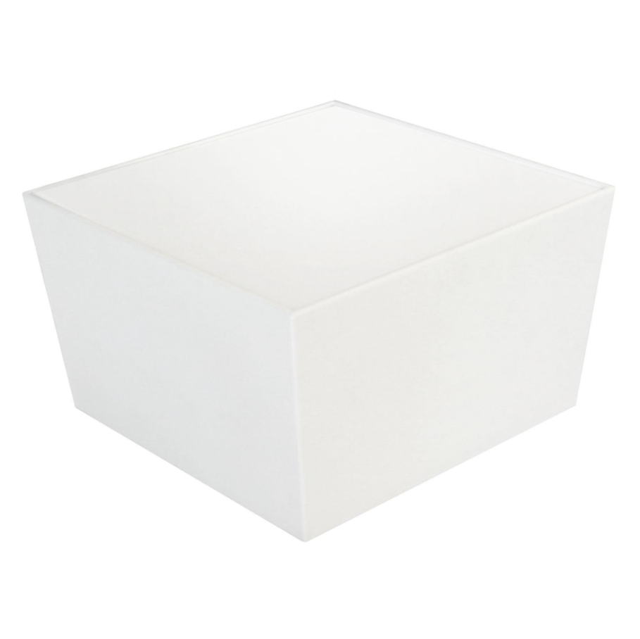 White Conic Party coffee table rental