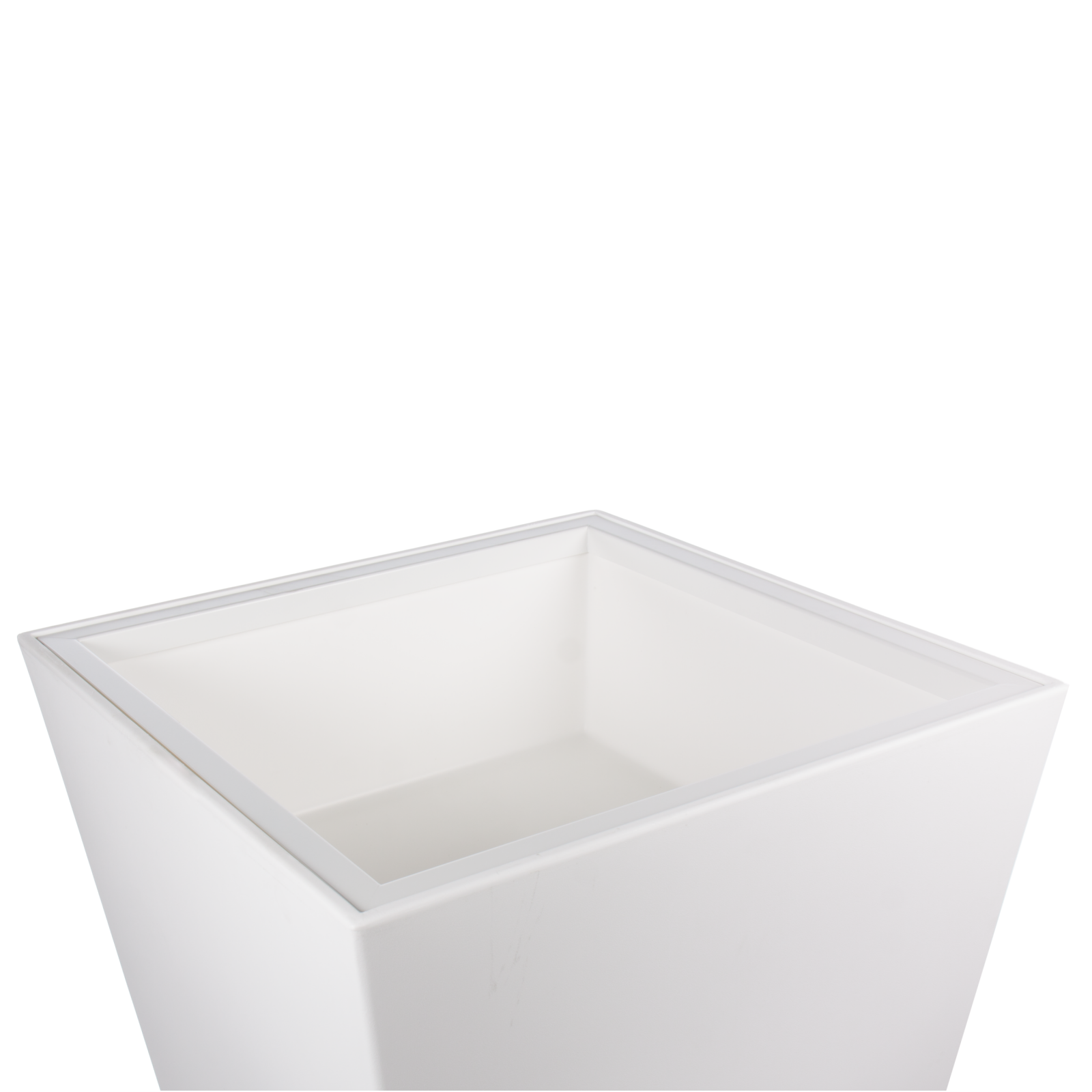 Rental of standing table Conic Party White planter