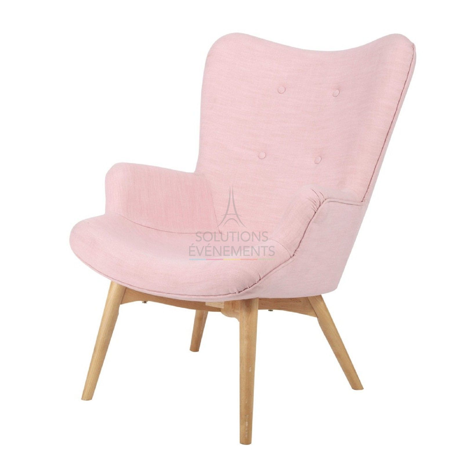 Scandinavian style designer armchair rental