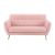 Scandinavian style designer sofa rental for 2 to 3 people