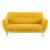 Scandinavian style designer sofa rental for 2 to 3 people