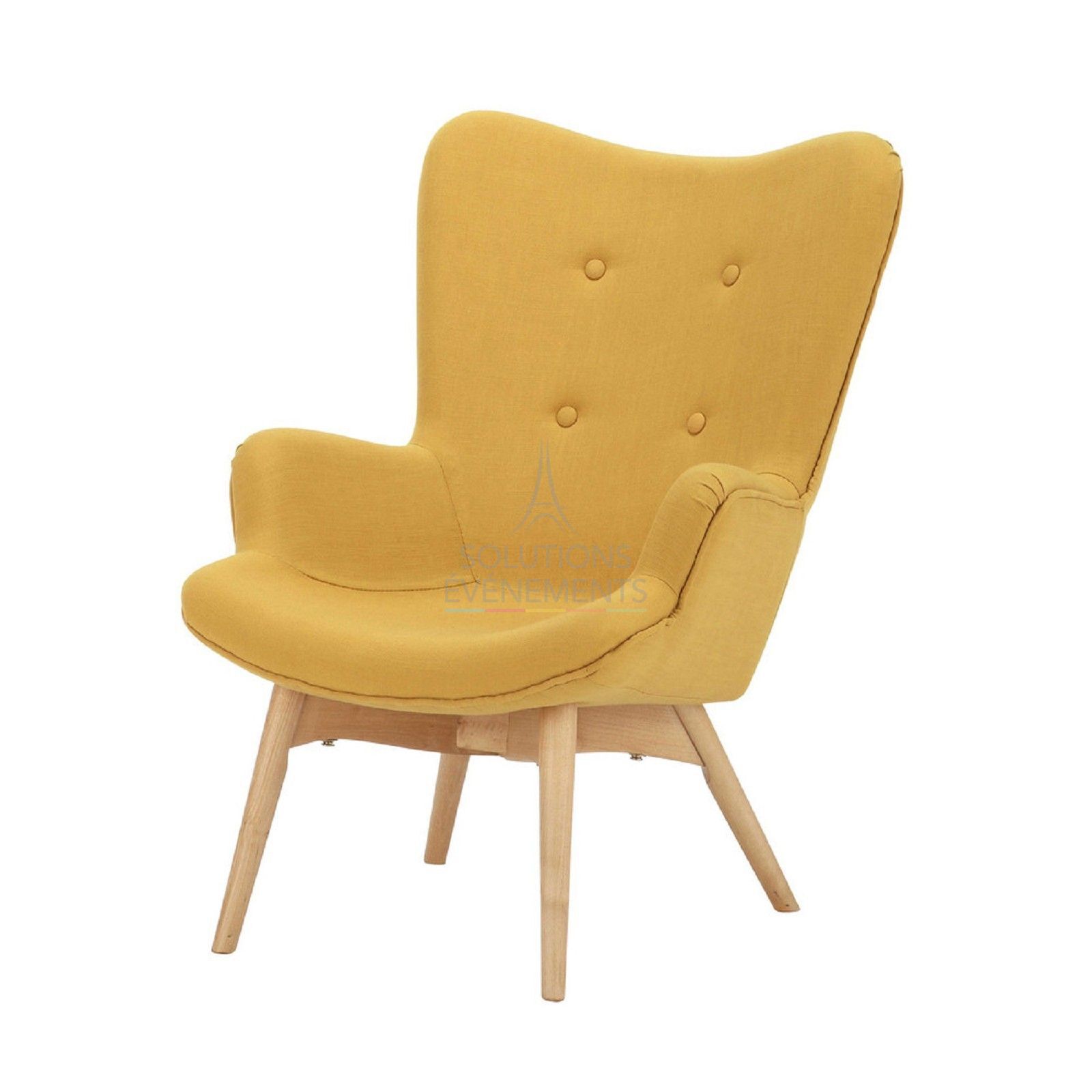 Scandinavian style designer armchair rental