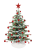 Rental of dressed artificial Christmas tree