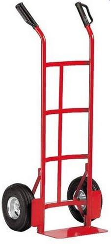 Rental of wheeled hand truck for handling