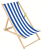 Chilean deck chair rental Dinard