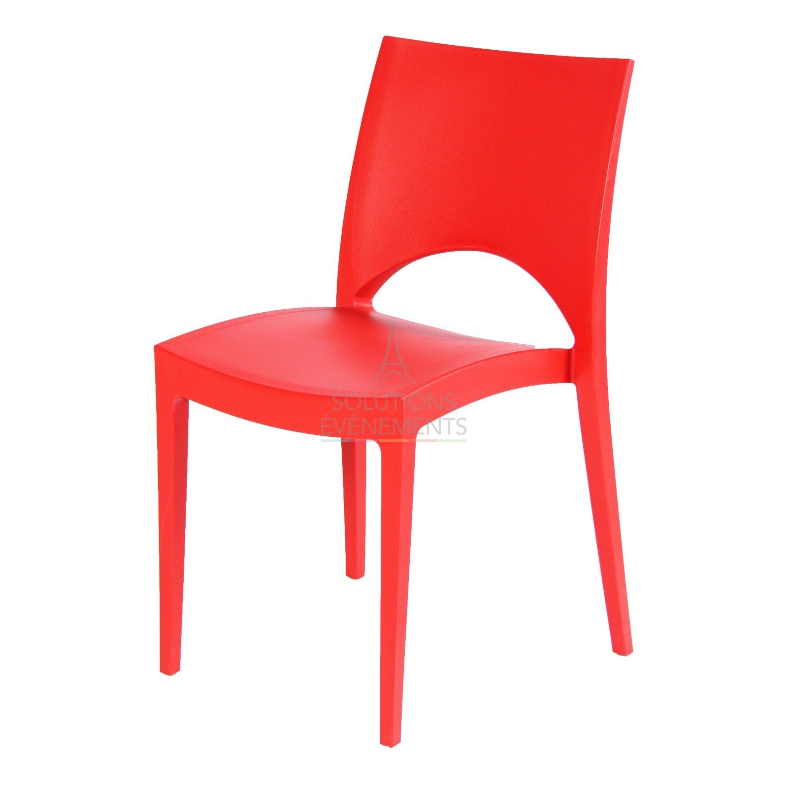 Red chair rental for reception and seminar