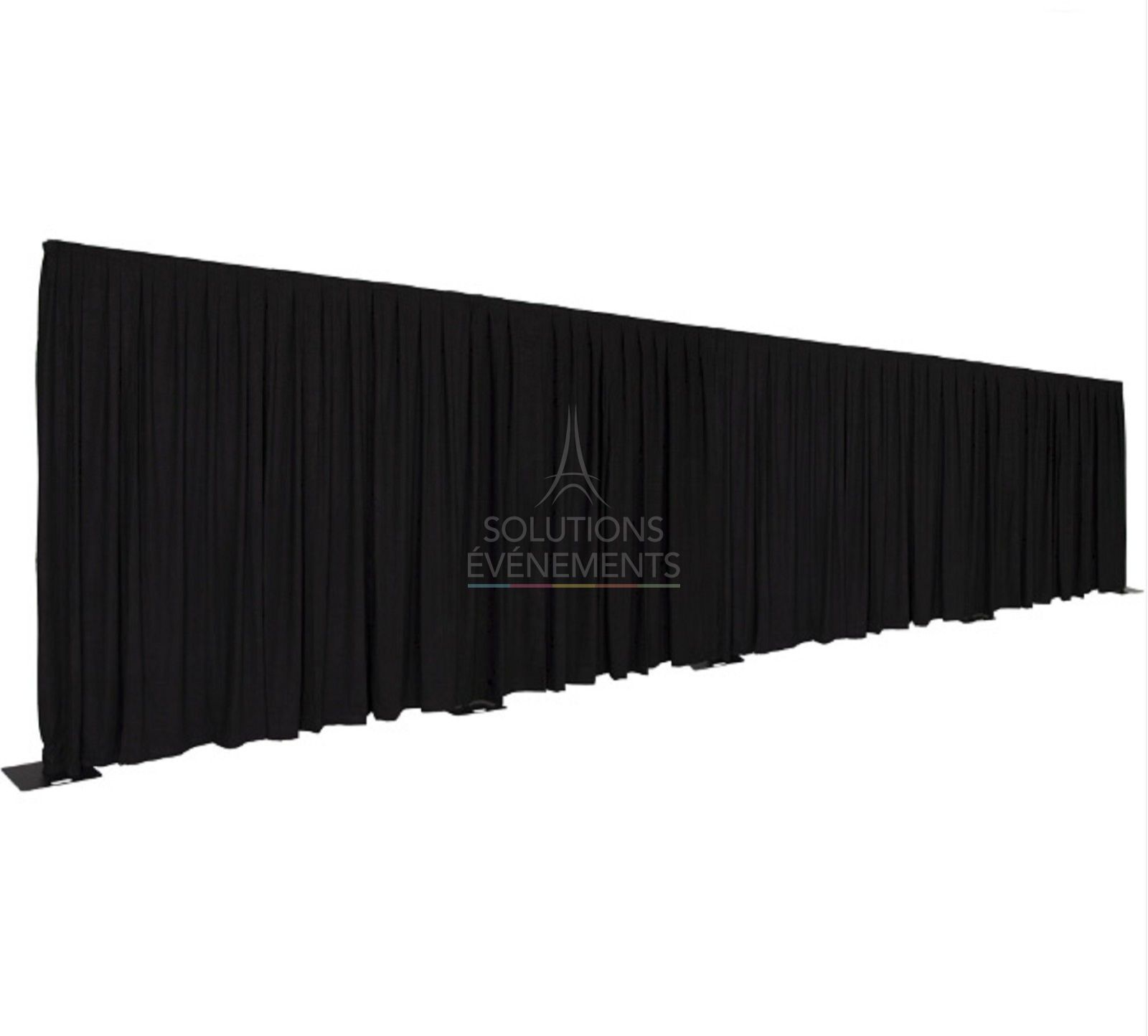 Système modulaire de rideau occultant noir Easydrape