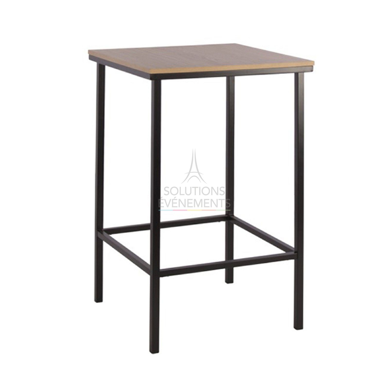 Rental of metal and wood standing tables