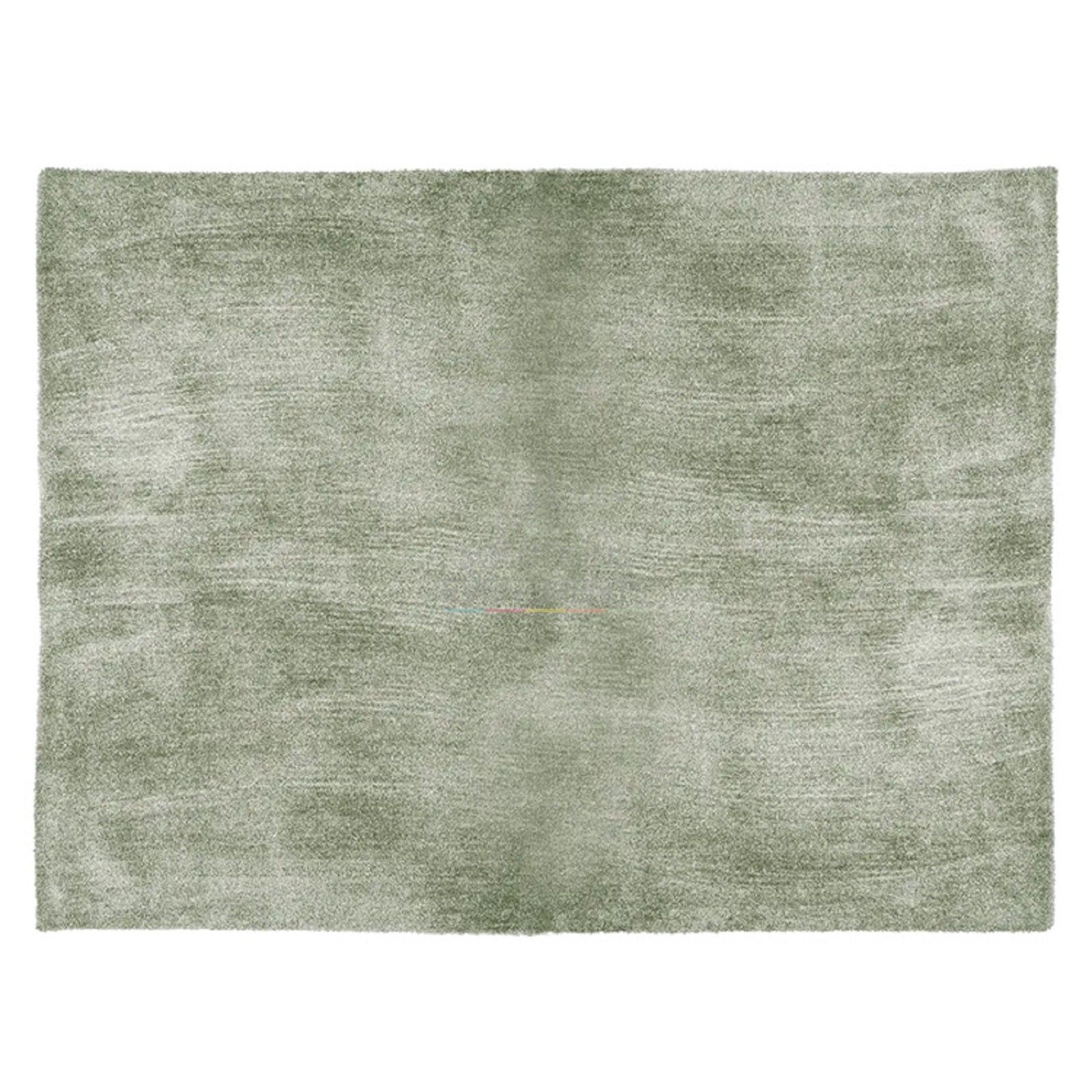 Rental of contemporary plain khaki green rug